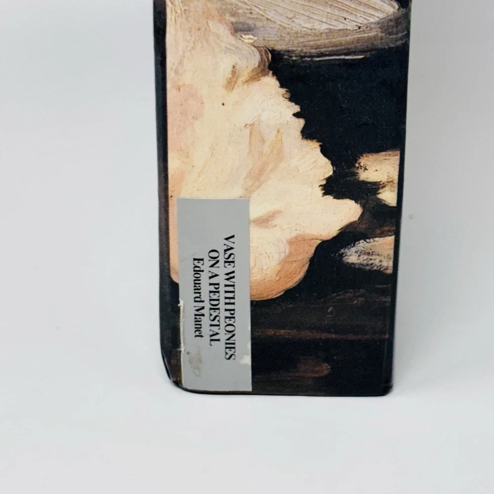 Vintage Manet Vase‎ with Peonies Stationery Box Set Writing Paper Desk Organizer